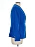 The Limited Solid Blue Blazer Size Lg Petite - photo 4