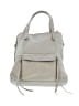 Sundance 100% Leather Solid Gray Leather Shoulder Bag One size - photo 1