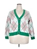 Torrid Argyle Green Cardigan Size 2X Plus (2) - photo 1
