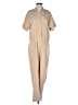Per Se By Carlisle Solid Tan Jumpsuit Size 6 - photo 1