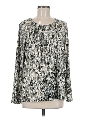 Susan Graver Long Sleeve T-Shirt (view 1)