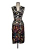 BCBGMAXAZRIA 100% Silk Graphic Silver Cocktail Dress Size 2 - photo 1