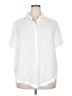 Torrid Stars White Short Sleeve Blouse Size 2X Plus (2) - photo 1