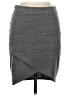 Splendid Solid Gray Casual Skirt Size Med  - photo 1