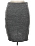 Splendid Solid Gray Casual Skirt Size Med  - photo 2