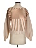 Saturday Sunday Stripes Tan Pullover Sweater Size S - photo 1