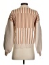 Saturday Sunday Stripes Tan Pullover Sweater Size S - photo 2