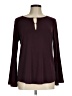 MICHAEL Michael Kors Burgundy Long Sleeve Top Size M - photo 1