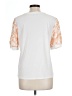 CeCe White Short Sleeve Top Size L - photo 2