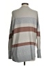 Ann Taylor LOFT Stripes Gray Pullover Sweater Size XS - photo 2