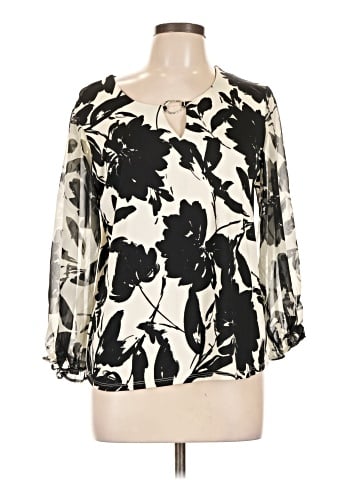 Sara Michelle 3/4 Sleeve Blouse (view 1)