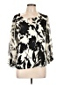 Sara Michelle Ivory 3/4 Sleeve Blouse Size L - photo 1