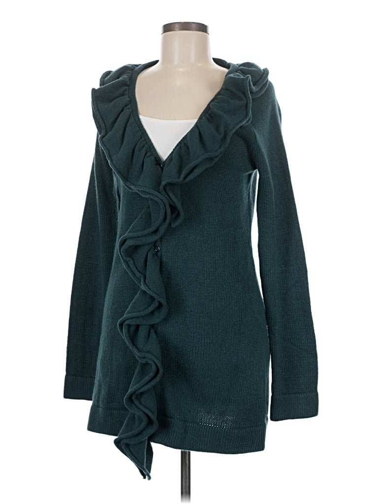 Pre-owned The Limited Cardigan Sweater In Teal