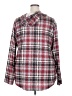 Unbranded Plaid Red Poncho Size 2X - photo 2