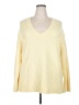 Nine West Yellow Pullover Sweater Size XL - photo 1
