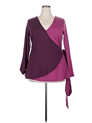 ELOQUII Long Sleeve Blouse (view 1)