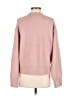 Everlane 100% Polyester Solid Pink Pullover Sweater Size M - photo 2