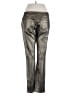 Inc Denim Metallic Silver Dress Pants Size 10 - photo 2