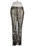 Inc Denim Metallic Silver Dress Pants Size 10 - photo 1