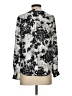 Candie's 100% Polyester Silver Long Sleeve Blouse Size S - photo 2