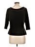 Hanky Panky Black Gray 3/4 Sleeve Top Size 10 - photo 2