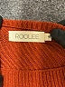 Roolee Color Block Brown Turtleneck Sweater Size S - photo 7