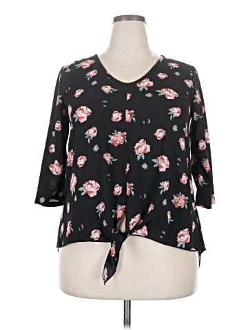 Acting Pro 3/4 Sleeve Blouse (view 1)