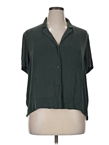 Quince Short Sleeve Silk Top (view 1)