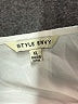 Style Envy 100% Rayon White Short Sleeve Blouse Size XL - photo 7