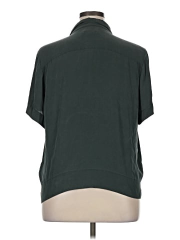 Quince Short Sleeve Silk Top (view 2)