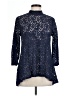 Cupio Blue 3/4 Sleeve Blouse Size 14 (estimated) - photo 1