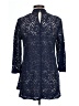 Cupio Blue 3/4 Sleeve Blouse Size 14 (estimated) - photo 2