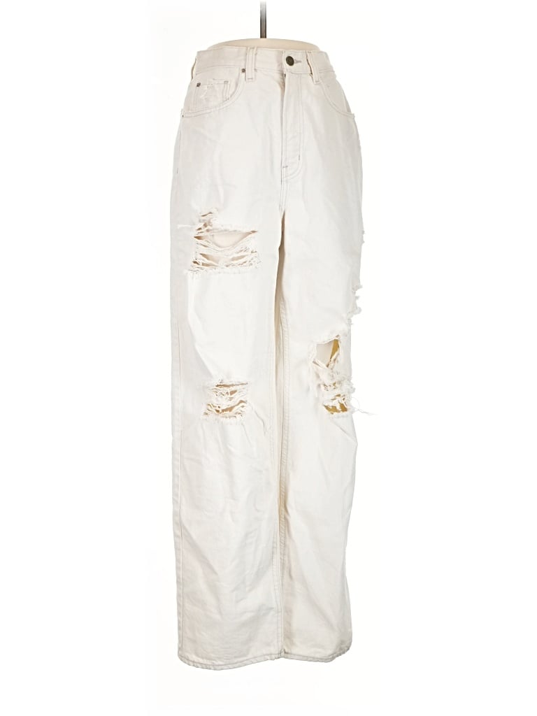 Pre-owned Bdg Cargo Pants In Ivory