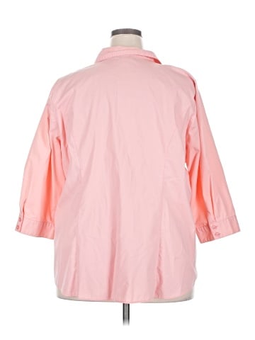 Cj Banks 3/4 Sleeve Button-Down Shirt (view 2)