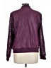 Colleen Lopez 100% Polyester Polka Dots Purple Track Jacket Size L - photo 2