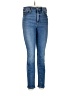 Good American 100% Cotton Hearts Blue Jeans Size 29 waist - photo 1