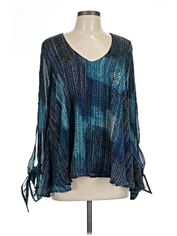 Karen Kane Long Sleeve Blouse (view 1)