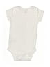Gerber Solid Ivory Short Sleeve Onesie Size 6-9 mo - photo 2