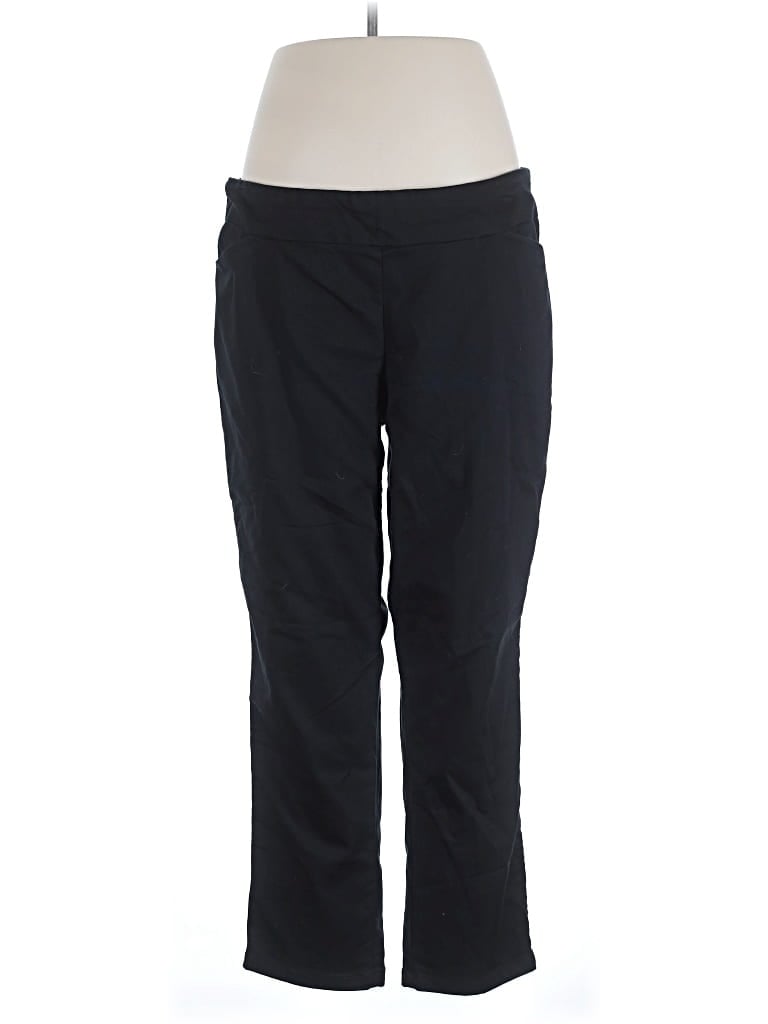 Pre-owned Croft & Barrow Active Pants In Black