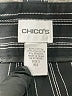 Chico's Stripes Black Casual Pants Size Lg (2) - photo 6