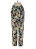Tucker 100% Silk Floral Teal Silk Pants Size P (petite) - photo 1