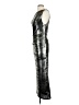 Emory Park Metallic Silver Cocktail Dress Size M - photo 5