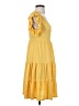 Max Studio Yellow Casual Dress Size 5 - photo 4