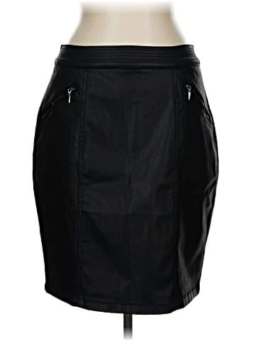 White House Black Market Faux Leather Skirt (view 1)