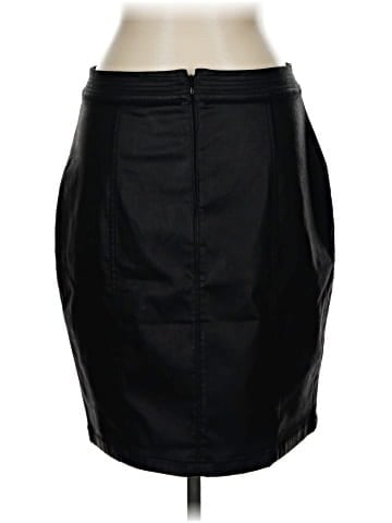 White House Black Market Faux Leather Skirt (view 2)