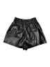 Qianxizhan 100% Polyester Metallic Black Shorts Size L - photo 2