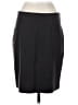Eileen Fisher Solid Black Brown Formal Skirt Size S - photo 2