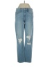 FRAME Denim Hearts Blue Jeans Size 24 waist - photo 1