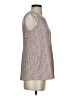 Adrianna Papell Silver Pink Sleeveless Top Size S - photo 4
