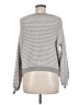 Shein 100% Polyester Houndstooth Gray Pullover Sweater Size 4 - photo 2